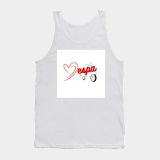 Love Vespa Tank Top